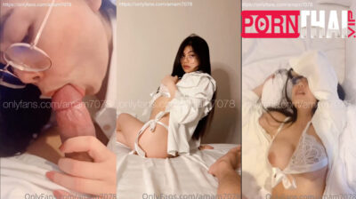 Onlyfans Amam7078 น้องแอมสาวแว่น ผัวจับเย็ดหีคาชุดนอนไม่ได้นอน โม๊คควยให้จนเงี่ยนได้ที แล้วโดนจับกระแทกหีไม่ยั้งร้องครางลั่น