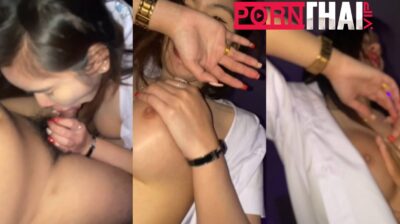 คลิปหลุดนักศึกษา ลีลาโคตรเด็ดเย็ดคาชุด หุ่นเด็ดนมใหญ่หน้าสวยคม โม๊คควยให้แล้วขึ้นคร่อมเอาควยเสียบหีโยกเย็ดคาชุดนักศึกษา