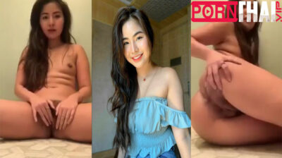 คลิปหลุด สาวงานดีตั้งกล้องช่วยตัวเอง ถอดชุดออกหมดโชว์หุ่นตัวเองแล้วเอานิ้วล้วงหีรัวๆ เห็นแล้วอย่างเอาควยเสียบหีรัวๆ