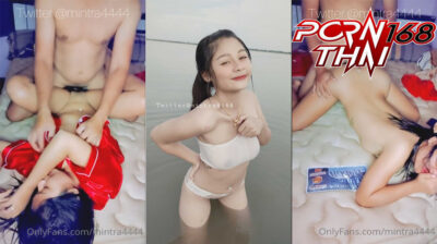 Onlyfans mintra4444 น้องมินตราจัดคู่เทพคาชุดนอนสีแดง โดนลูบหีลงลิ้นก่อนเอาควยเสียบ เย็ดสดกะแทกหีอย่างมันโยกเอวเย็ดเสียวๆครางลั่นห้องแล้วแตกใส่หลัง