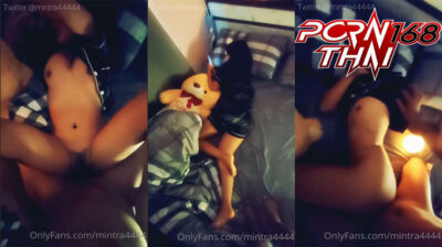 Onlyfans mintra4444 น้องมินตราขอโดนเย็ดสักน้ำก่อนนอน โดนคู่เทพซอยหีเย็ดสดแตกนอก เย็ดคาชุดนอน กะแทกครางลั่นห้อง เสียวหีจนร้องไม่หยุด