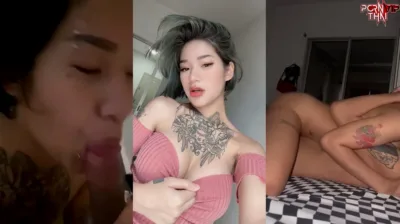 คลิปหลุด Onlyfans Mintty บางกรอบรอยสักเยอะ เย็ดมันขย่มควยเสียวดูดควยฟิน เห็นพวกทรงนี้แล้วแม่งอย่าจับเย็ดให้หีพังน่าโดนจัดๆ